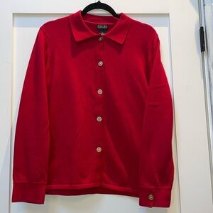 Rafaela Red Cardigan- Large